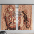 NAIDOC 2025 Strength Vision & Legacy Window Curtain Future Dreaming - Taupe