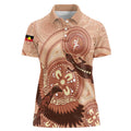 NAIDOC 2025 Strength Vision & Legacy Women Polo Shirt Future Dreaming - Taupe