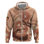 NAIDOC 2025 Strength Vision & Legacy Zip Hoodie Future Dreaming - Taupe