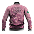 NAIDOC 2025 Strength Vision & Legacy Baseball Jacket Future Dreaming - Coral