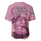 NAIDOC 2025 Strength Vision & Legacy Baseball Jersey Future Dreaming - Coral