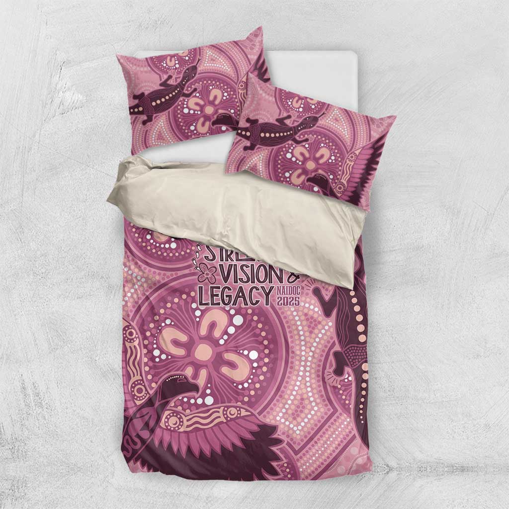 NAIDOC 2025 Strength Vision & Legacy Bedding Set Future Dreaming - Coral