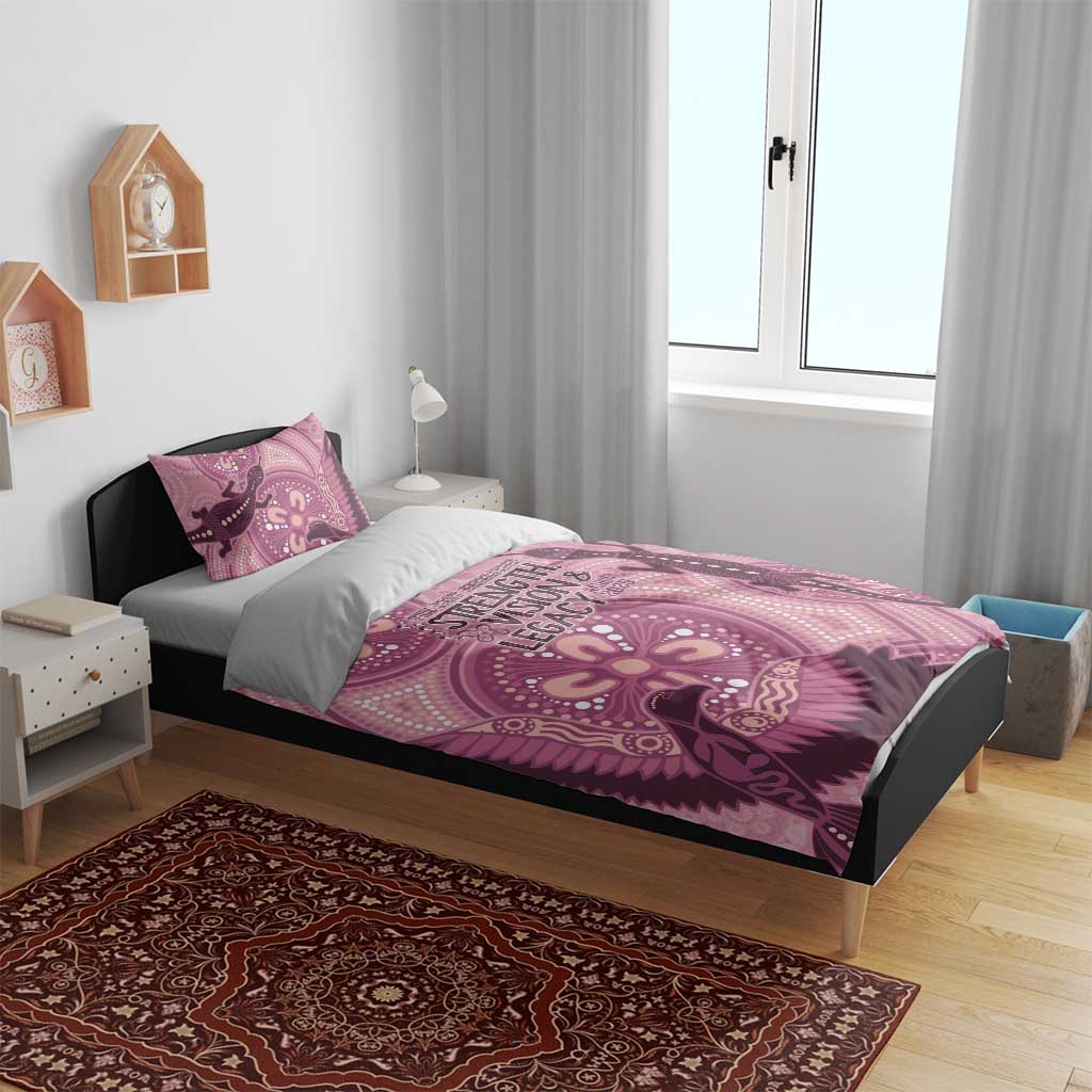 NAIDOC 2025 Strength Vision & Legacy Bedding Set Future Dreaming - Coral