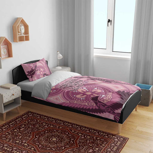 NAIDOC 2025 Strength Vision & Legacy Bedding Set Future Dreaming - Coral