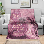 NAIDOC 2025 Strength Vision & Legacy Blanket Future Dreaming - Coral