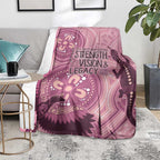 NAIDOC 2025 Strength Vision & Legacy Blanket Future Dreaming - Coral