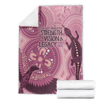 NAIDOC 2025 Strength Vision & Legacy Blanket Future Dreaming - Coral