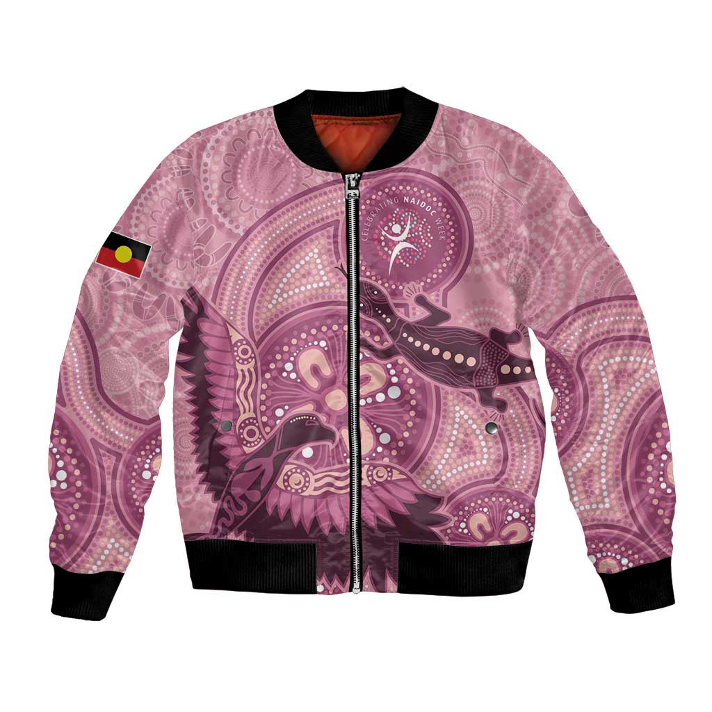 NAIDOC 2025 Strength Vision & Legacy Bomber Jacket Future Dreaming - Coral