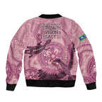 NAIDOC 2025 Strength Vision & Legacy Bomber Jacket Future Dreaming - Coral