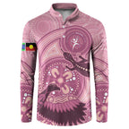 NAIDOC 2025 Strength Vision & Legacy Button Sweatshirt Future Dreaming - Coral