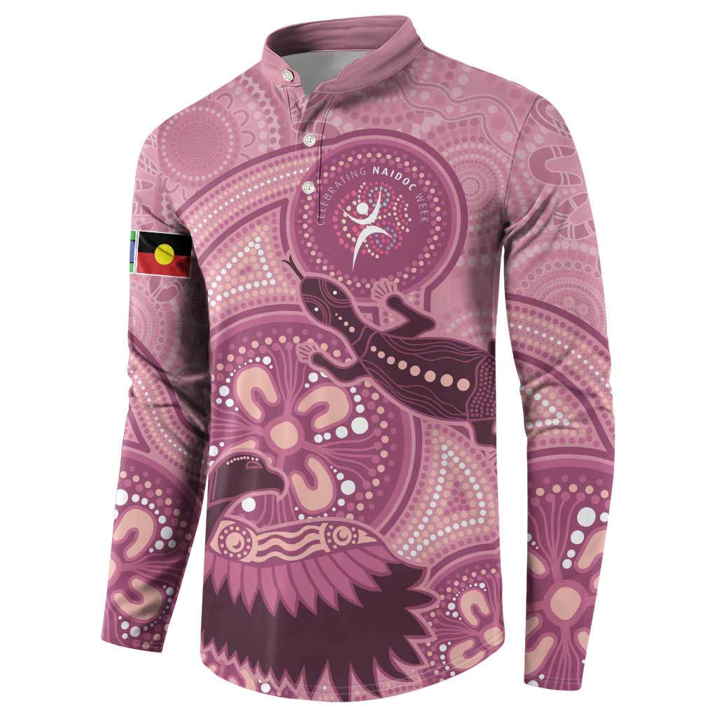 NAIDOC 2025 Strength Vision & Legacy Button Sweatshirt Future Dreaming - Coral