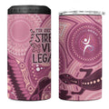 NAIDOC 2025 Strength Vision & Legacy 4 in 1 Can Cooler Tumbler Future Dreaming - Coral