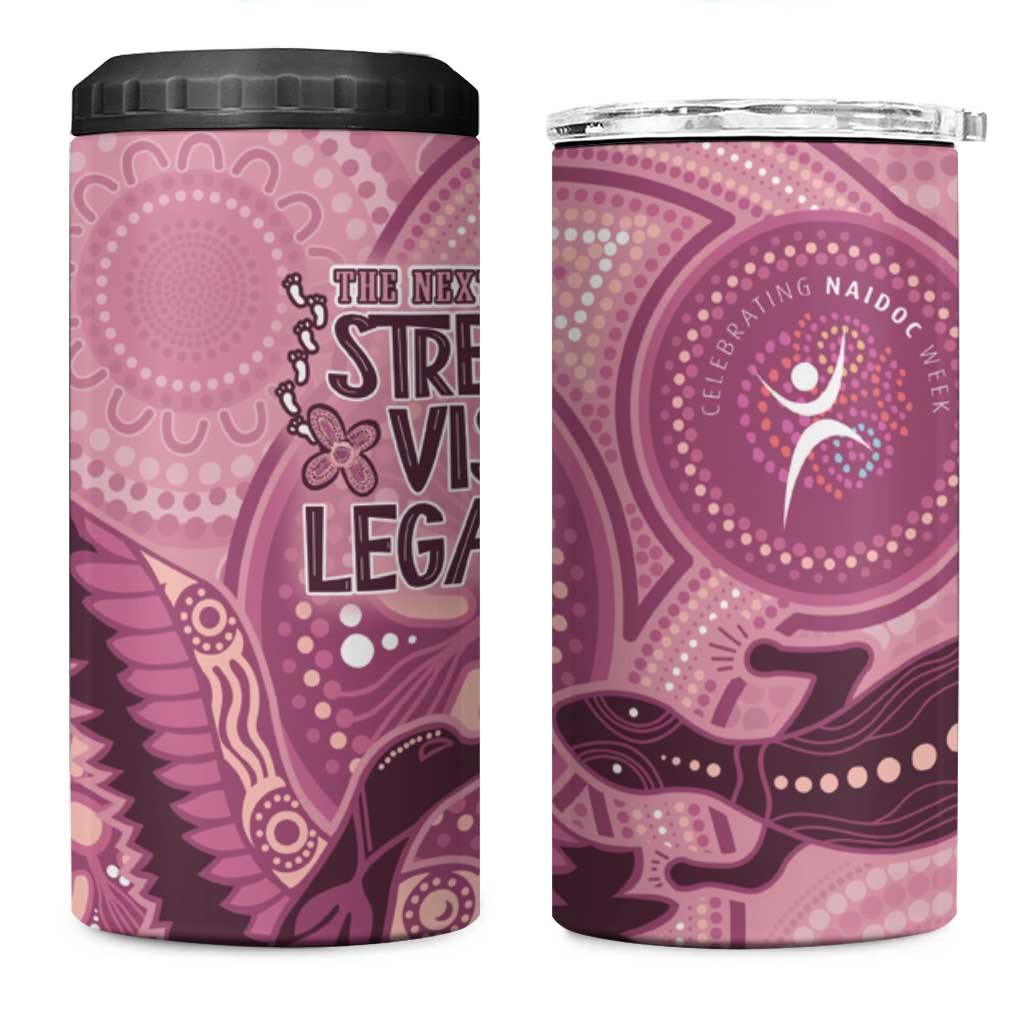 NAIDOC 2025 Strength Vision & Legacy 4 in 1 Can Cooler Tumbler Future Dreaming - Coral