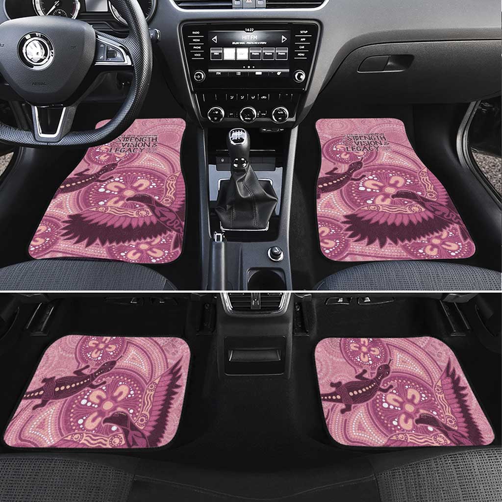 NAIDOC 2025 Strength Vision & Legacy Car Mats Future Dreaming - Coral