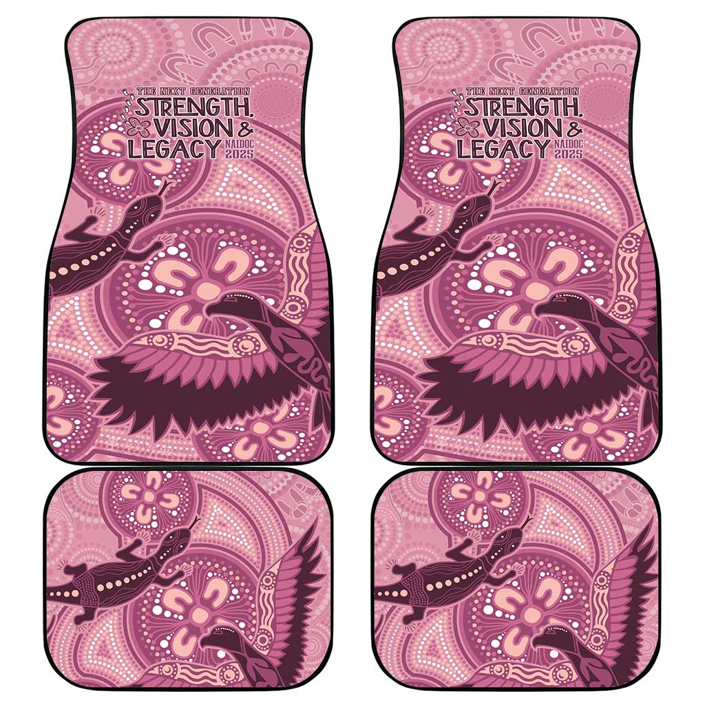 NAIDOC 2025 Strength Vision & Legacy Car Mats Future Dreaming - Coral