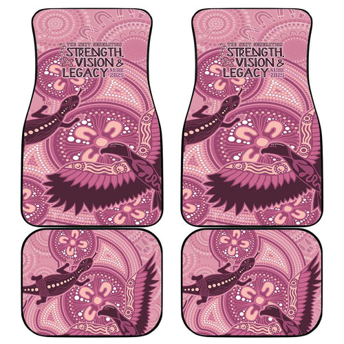 NAIDOC 2025 Strength Vision & Legacy Car Mats Future Dreaming - Coral
