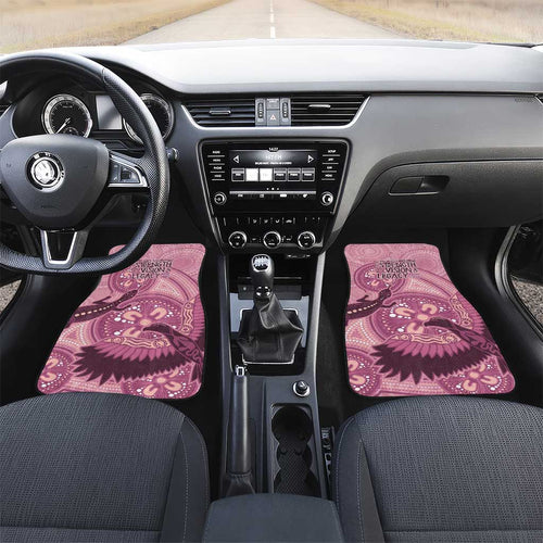 NAIDOC 2025 Strength Vision & Legacy Car Mats Future Dreaming - Coral