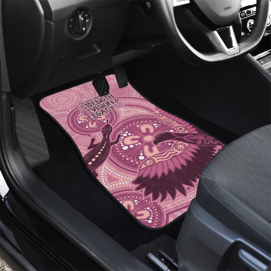 NAIDOC 2025 Strength Vision & Legacy Car Mats Future Dreaming - Coral