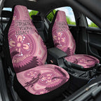 NAIDOC 2025 Strength Vision & Legacy Car Seat Cover Future Dreaming - Coral