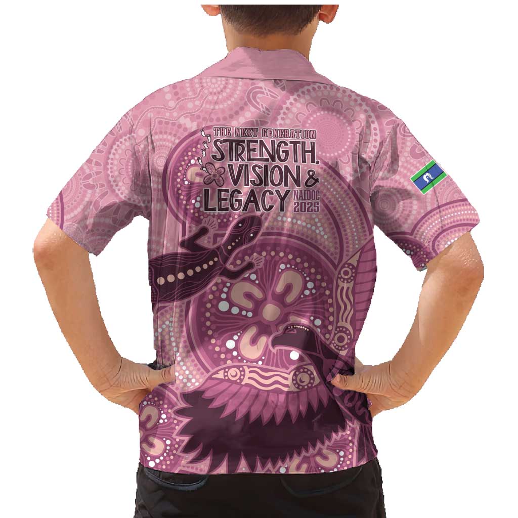 NAIDOC 2025 Strength Vision & Legacy Family Matching Mermaid Dress and Hawaiian Shirt Future Dreaming - Coral