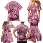 NAIDOC 2025 Strength Vision & Legacy Family Matching Mermaid Dress and Hawaiian Shirt Future Dreaming - Coral