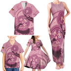 NAIDOC 2025 Strength Vision & Legacy Family Matching Tank Maxi Dress and Hawaiian Shirt Future Dreaming - Coral
