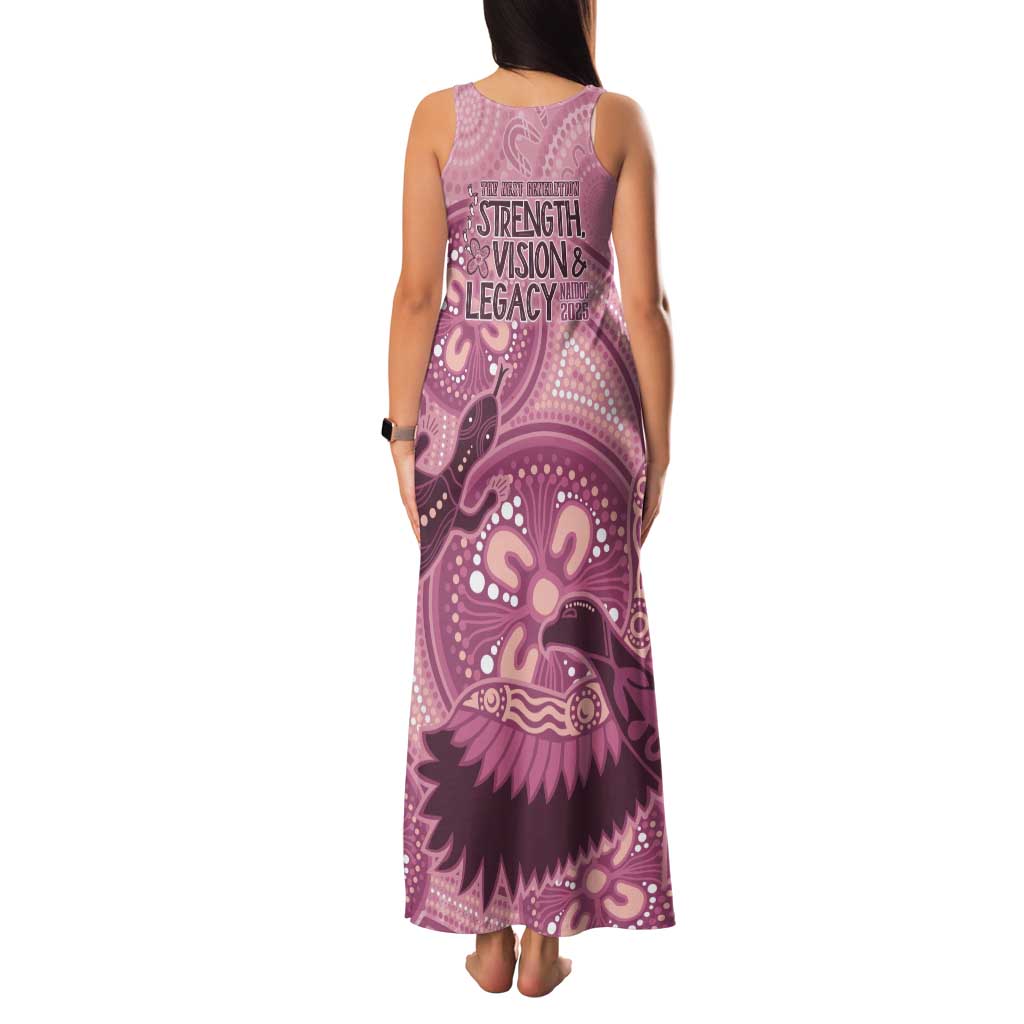 NAIDOC 2025 Strength Vision & Legacy Family Matching Tank Maxi Dress and Hawaiian Shirt Future Dreaming - Coral