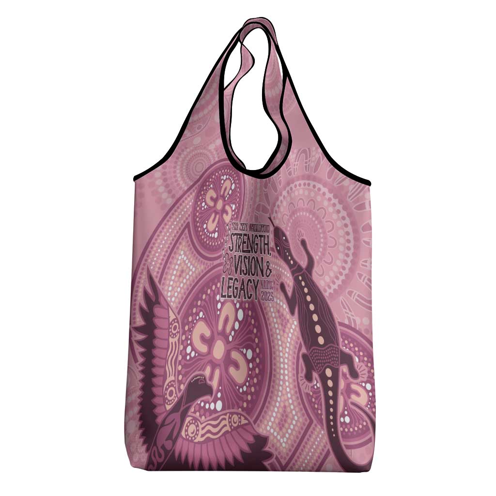 NAIDOC 2025 Strength Vision & Legacy Grocery Bag Future Dreaming - Coral