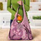 NAIDOC 2025 Strength Vision & Legacy Grocery Bag Future Dreaming - Coral
