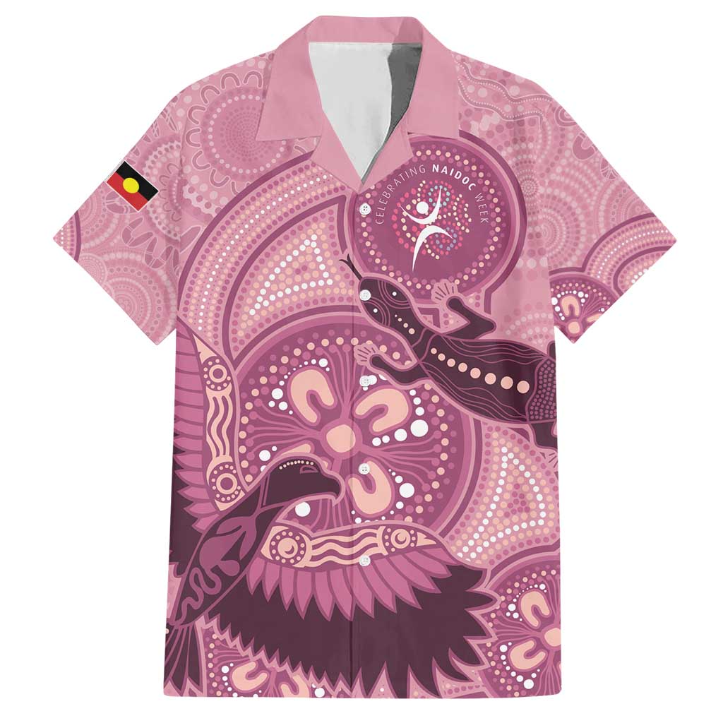 NAIDOC 2025 Strength Vision & Legacy Hawaiian Shirt Future Dreaming - Coral
