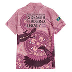 NAIDOC 2025 Strength Vision & Legacy Hawaiian Shirt Future Dreaming - Coral