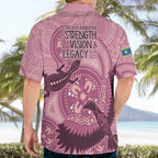 NAIDOC 2025 Strength Vision & Legacy Hawaiian Shirt Future Dreaming - Coral