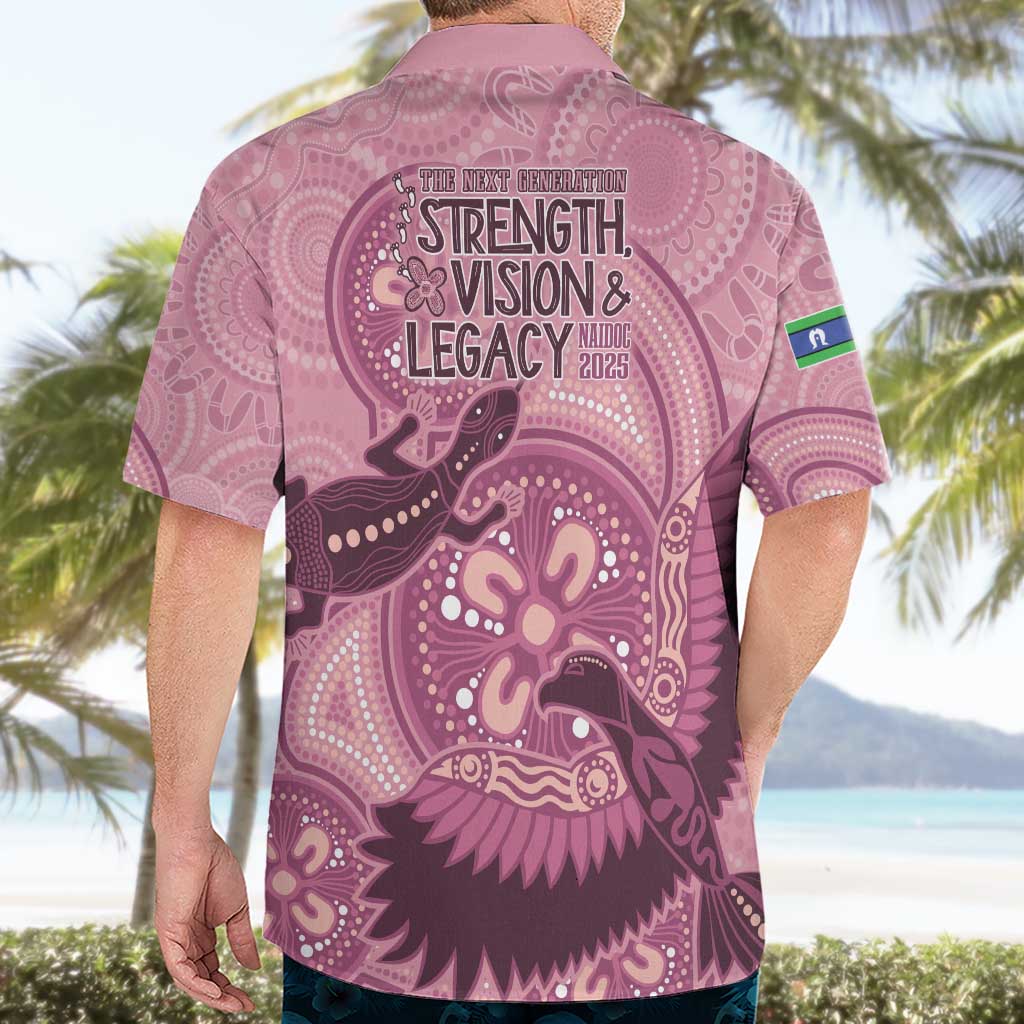 NAIDOC 2025 Strength Vision & Legacy Hawaiian Shirt Future Dreaming - Coral