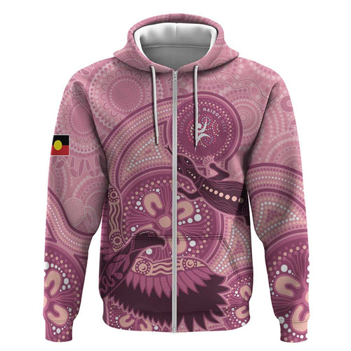 NAIDOC 2025 Strength Vision & Legacy Hoodie Future Dreaming - Coral