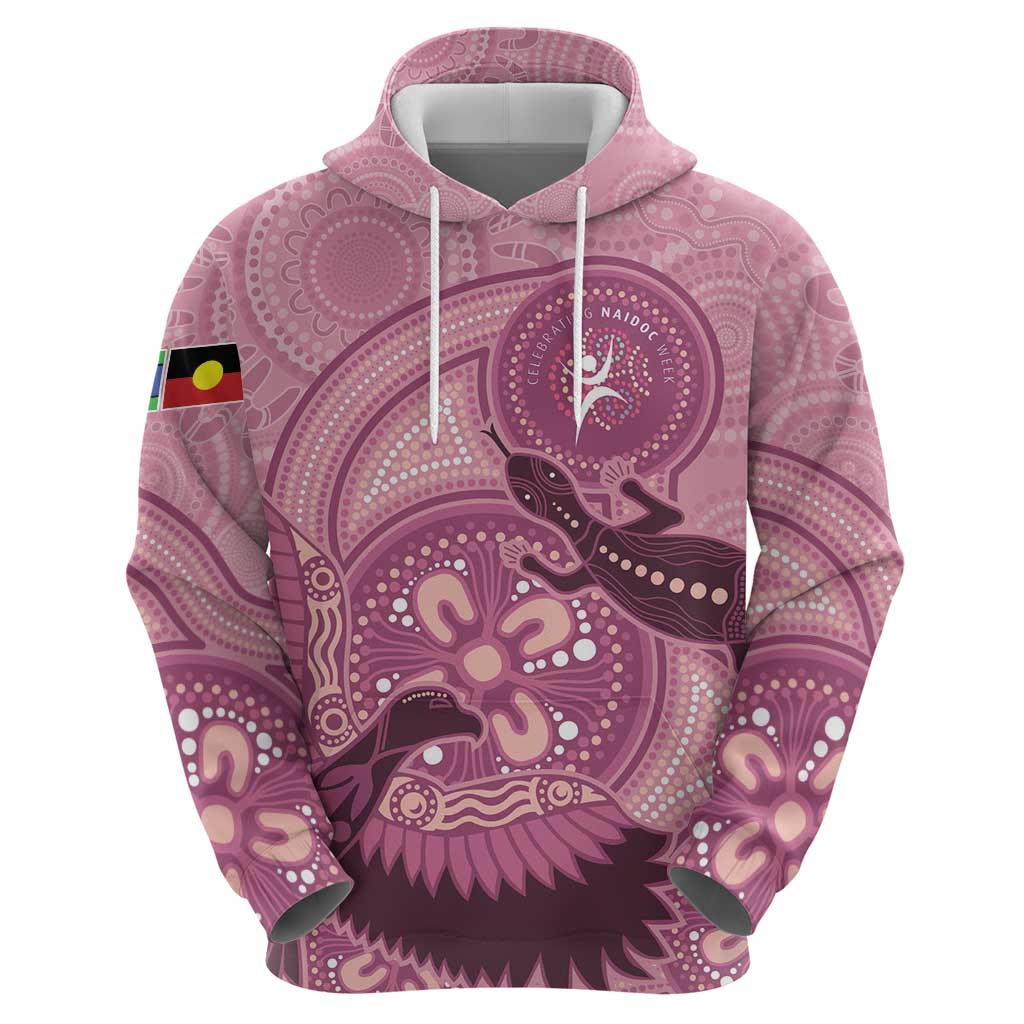 NAIDOC 2025 Strength Vision & Legacy Hoodie Future Dreaming - Coral