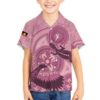 NAIDOC 2025 Strength Vision & Legacy Kid Hawaiian Shirt Future Dreaming - Coral