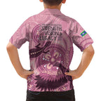 NAIDOC 2025 Strength Vision & Legacy Kid Hawaiian Shirt Future Dreaming - Coral