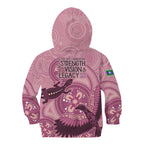 NAIDOC 2025 Strength Vision & Legacy Kid Hoodie Future Dreaming - Coral