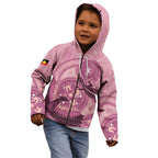 NAIDOC 2025 Strength Vision & Legacy Kid Hoodie Future Dreaming - Coral