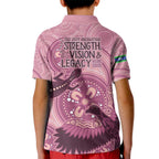 NAIDOC 2025 Strength Vision & Legacy Kid Polo Shirt Future Dreaming - Coral