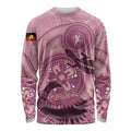 NAIDOC 2025 Strength Vision & Legacy Long Sleeve Shirt Future Dreaming - Coral