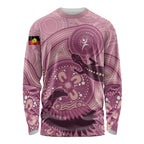 NAIDOC 2025 Strength Vision & Legacy Long Sleeve Shirt Future Dreaming - Coral