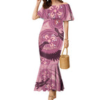 NAIDOC 2025 Strength Vision & Legacy Mermaid Dress Future Dreaming - Coral