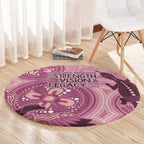 NAIDOC 2025 Strength Vision & Legacy Round Carpet Future Dreaming - Coral