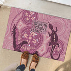 NAIDOC 2025 Strength Vision & Legacy Rubber Doormat Future Dreaming - Coral
