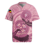 NAIDOC 2025 Strength Vision & Legacy Rugby Jersey Future Dreaming - Coral