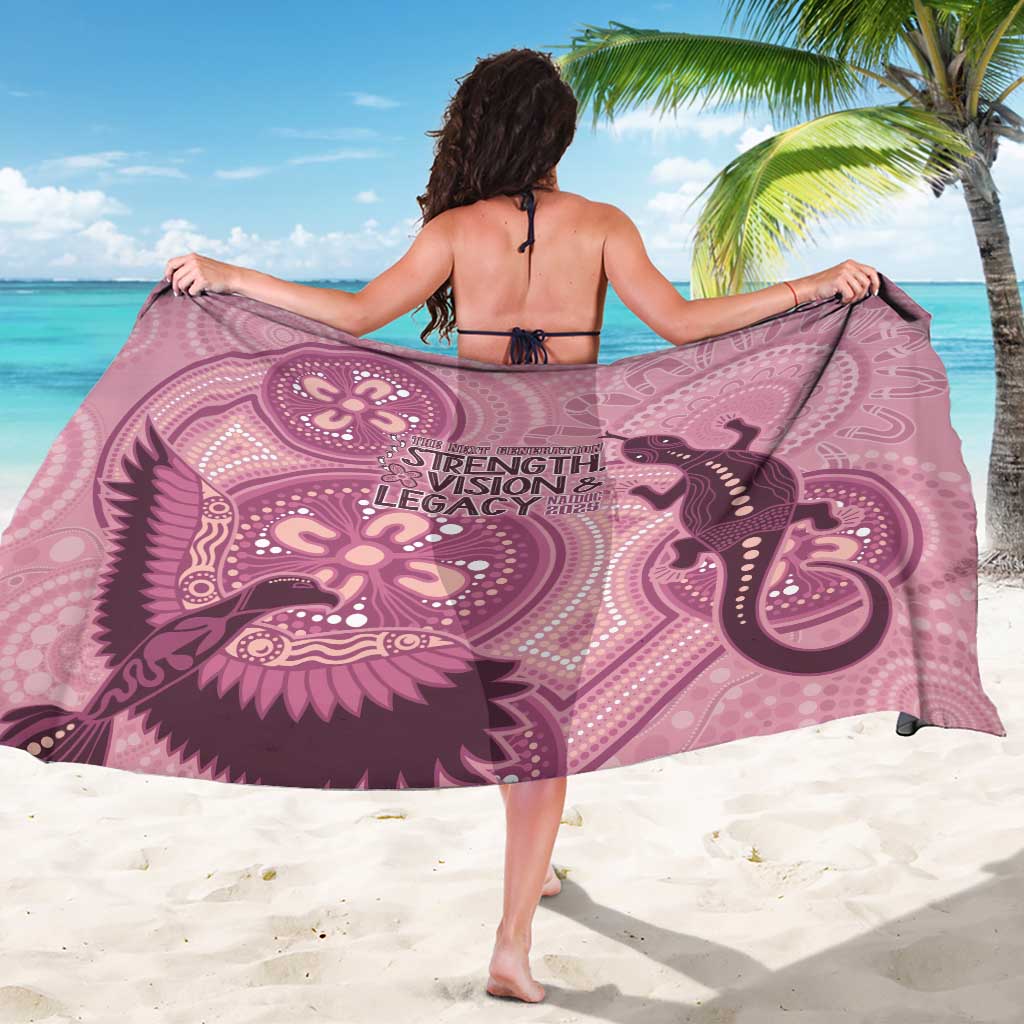 NAIDOC 2025 Strength Vision & Legacy Sarong Future Dreaming - Coral