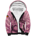 NAIDOC 2025 Strength Vision & Legacy Sherpa Hoodie Future Dreaming - Coral