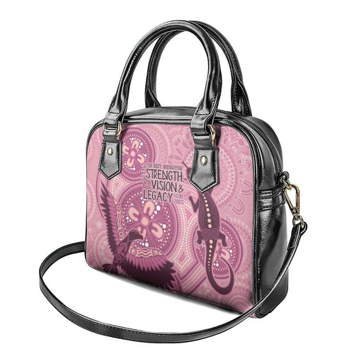NAIDOC 2025 Strength Vision & Legacy Shoulder Handbag Future Dreaming - Coral