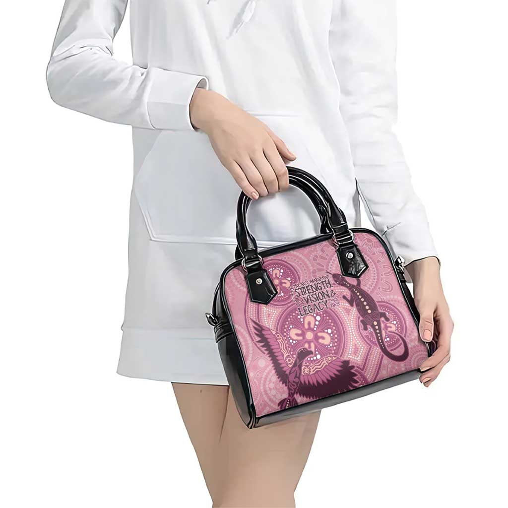 NAIDOC 2025 Strength Vision & Legacy Shoulder Handbag Future Dreaming - Coral
